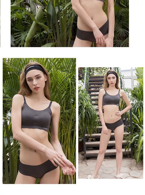 Để bộ đồ lót thể thao lớn phù hợp với áo ngực nữ không có vòng thép chống sốc mà không có dấu vết chạy bộ yoga