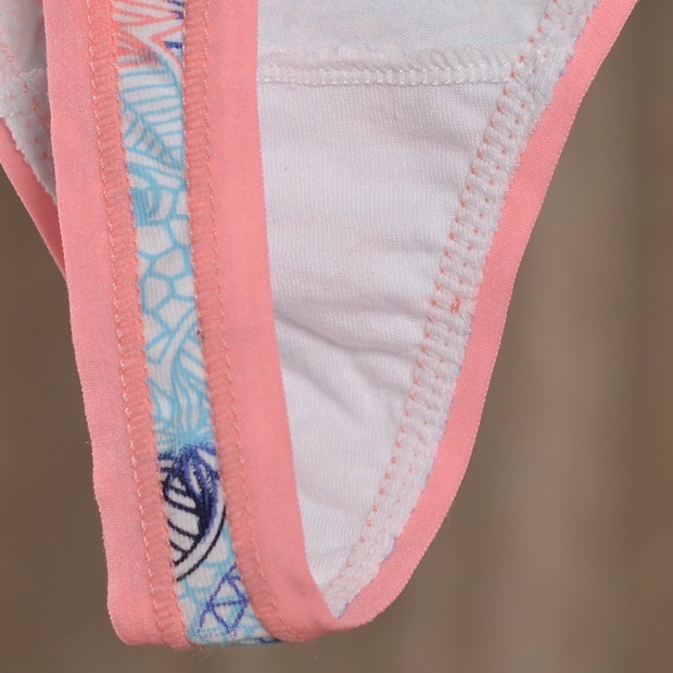 Cotton dễ thương hoa cô gái đồ lót eo thấp cotton thoải mái T quần mỏng Phần không lõm gợi cảm thong quan lot
