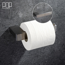 POP Black Tissue Frame Toilet Toilet Handpaper Handpaper Handpaper Capacity Space Aluminum Punching Roll