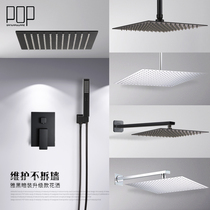 POP bathroom ceiling style concealed hotel wall shower shower hot and cold rain shower set faucet