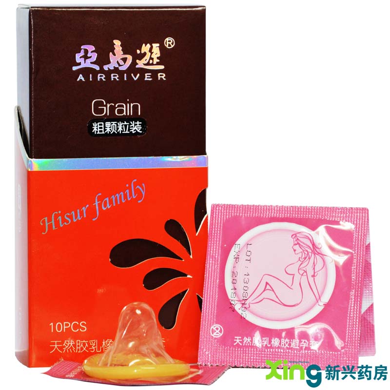 亚马逊 避孕套 粗颗粒型  10只装 胶乳橡胶 计生性用品