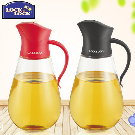 Korean Music Buckle Music Buckle Glass Oil Pot Anti-Leakage Seasoning Bottle Soy Sauce Vinegar Bottle Oil Bottle Glass Pot Kitchen Supplies