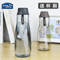 Korean music clasp plastic water cup creative personality leak-proof cup fresh and simple sports kettle student water Cup