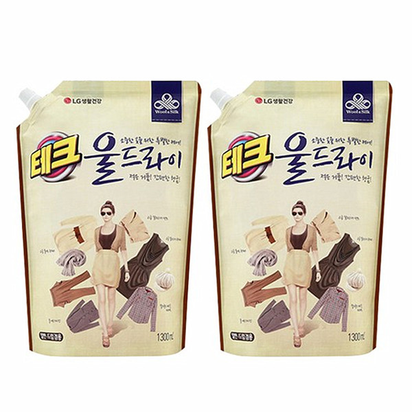  South Korea imported LG laundry liquid natural low foam neutral laundry liquid underwear sterilization refill 1300ml