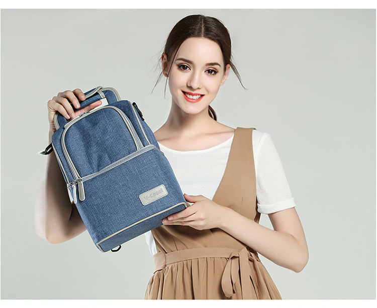 Trở lại túi sữa vai một vai di động làm lạnh di động túi cách nhiệt lưu trữ túi sữa đá túi sữa tươi Túi xác ướp bộ túi xách đa năng cho mẹ và bé