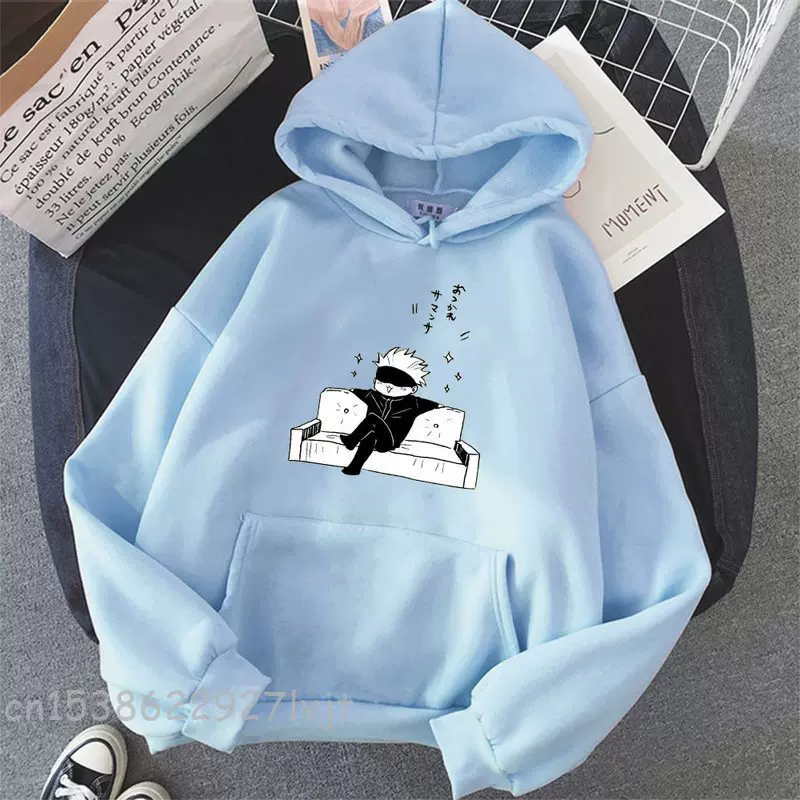 Jujutsu kaisen anime hoodie wmeen Gojo Satoru Print 2022 SPR