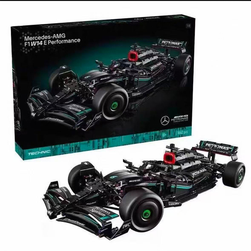 Mercedes-Benz F1 Sports Car Is Suitable for Lego Mechanical Set Formula Remote Control Racing Car Assembly Toys