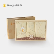 Bộ quần áo trẻ sơ sinh cotton Tongtai bộ quà tặng sơ sinh 0-3-6 tháng mùa thu và mùa đông