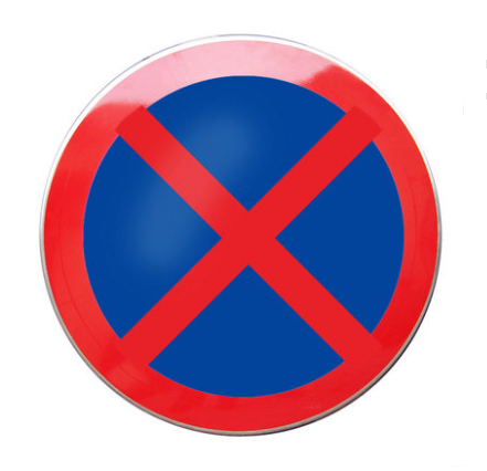 No parking no parking no traffic sign reflective sign reflective sign warning sign 60CM