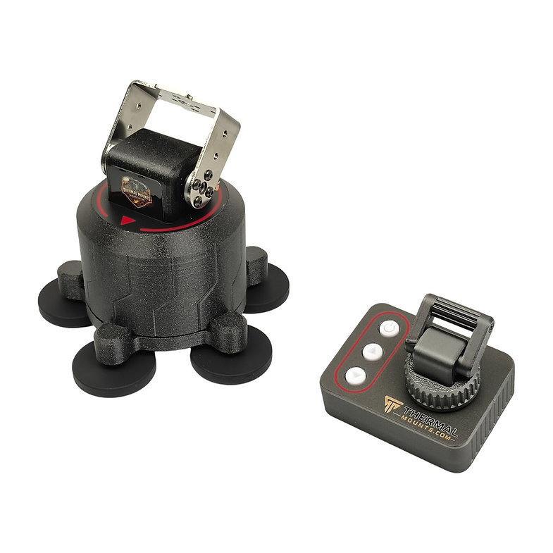 Magnetic Remote Control Gimbal Thermal Imaging Searchlight Movable Bracket Supports Up, Down, Left, and Right Patrol Rotation Installation Platform Magnetic Remote Control Gimbal Thermal Imaging Searchlight Movable Bracket Supports Up, Down, Left, and Right Patrol Rotation Installation Platform