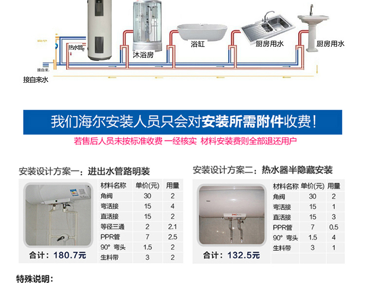 bình nóng lạnh 20l Máy nước nóng điện Haier ES150F-LC 200 lít 300l dung tích lớn trung tâm lưu trữ nhiệt thương mại dọc - Máy đun nước bình nước nóng ariston 30l
