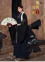Ancient Han Longprint Original Handsuit Mens Costume China Wind Ancient Clothing Martial Arts Retro Students Daily Performance Suit