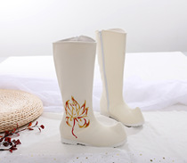 Hanfu Shoes Ancient Wind Boots Teething Arch Shoes Inside Heightening High Cylinder Male And Female Nine-Tailed Fox