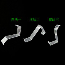 Shoe bracket thickened plastic acrylic 7 word frame three use frame mens shoes womens shoes rack mens shoes womens shoes childrens shoes display rack