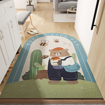 Cartoon door mat Doormat carpet Bedroom door mat Bathroom bathroom non-slip waterproof decontamination mat