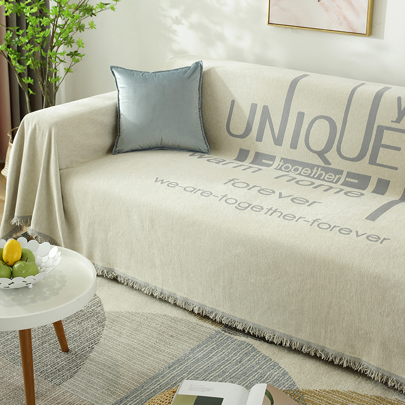 Anti-cat grabbing cloth sofa cover ins wind cushions full bag universal cushion cover towels Four seasons universal towels sofa full cover cloth