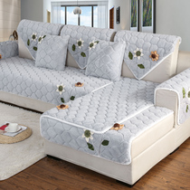 Simple modern fashion plush sofa cushion sofa cover European-style non-slip sofa cushion cushion sofa towel custom