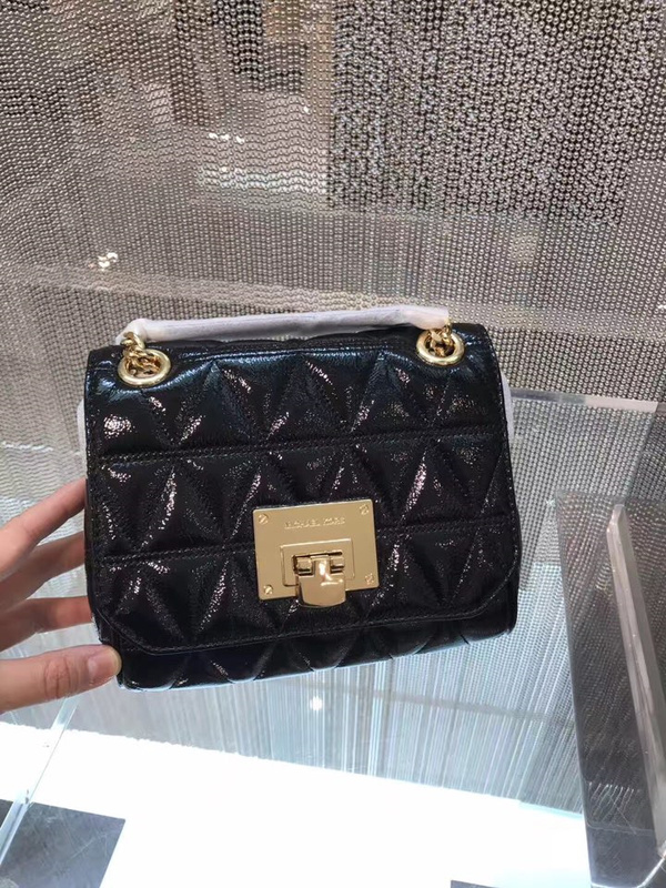 Domestic In-Stock Mk Diamond-Shaped Genuine Leather Chanel-Style Flap Chain Women's Shoulder Crossbody Bag