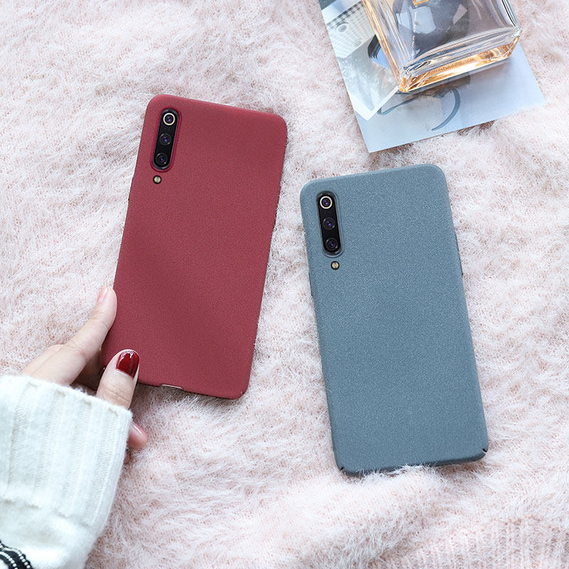 Suitable for online red Tongan Xiaomi 9 mobile phone protection shell Xiaomi 9se mobile phone protection shell frosted cc9 female section cc9e ultra-thin full bag edge SE