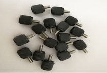 Black glue head White glue head manual hand screw inch tooth computer chassis screw column 6#-32X6