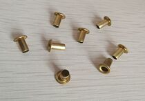 Copper corne buckle Corne rivet Hollow copper rivet through hole rivet single tube M2X3 4 5 6 8 10