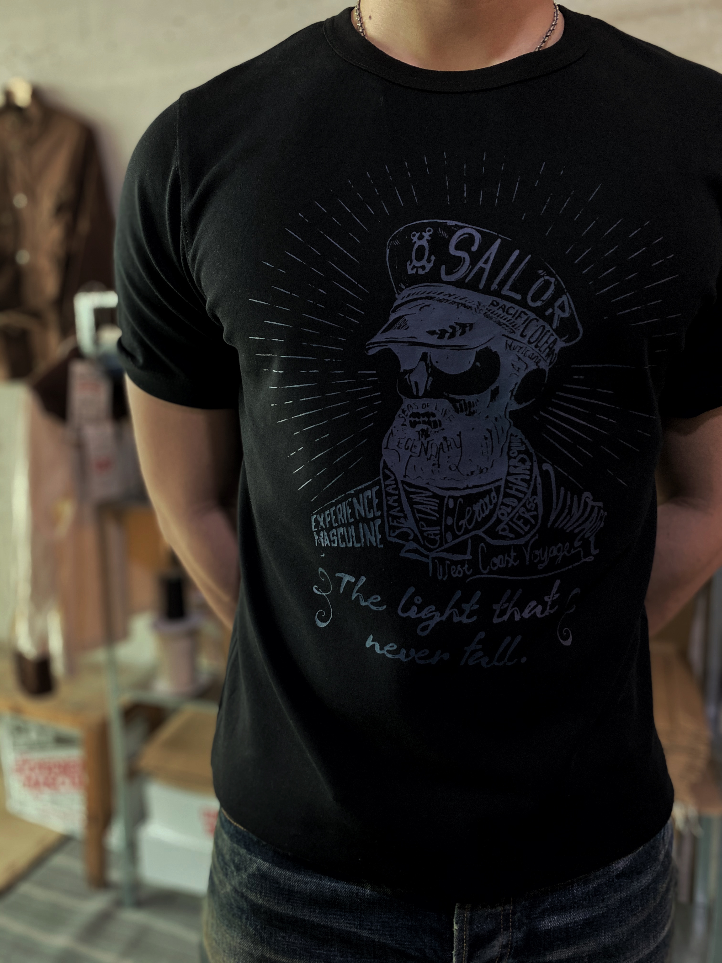 Chai Mi American retro printed cotton short-sleeved heavy slim round neck Xinjiang cotton half-sleeved T-shirt khaki summer