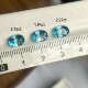 Jewelry-grade natural blue zircon hyacinth ring surface loose stone, the natural gemstone closest to diamond in comprehensive properties