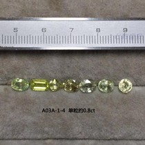 New natural Golden Emerald A03A-1 typical double crystal pattern appraiser rare learning samples