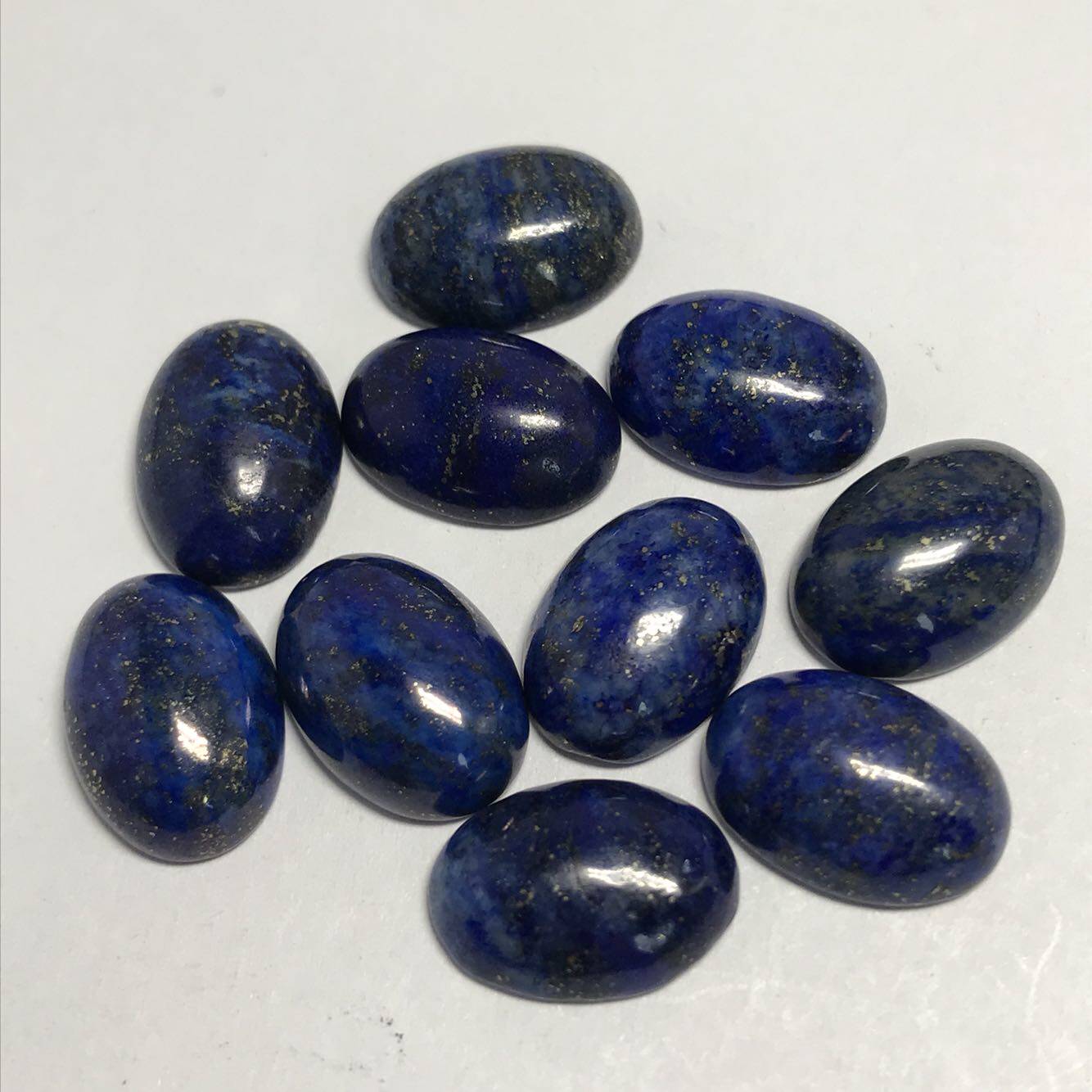 Dyed lapis lazuli B11A-1 Ring face Loose stone Gemstone appraisers learn to optimize specimen handling - Taobao