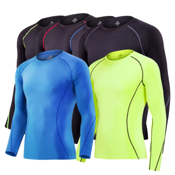 Speed Dry Tight Fit Men Short Sleeves Basketball Compression Jersey Football Fitness Clothes Kids Running Sports Jersey Long Sleeve Dress