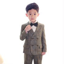 Boys host British handsome childrens small suits piano one-year-old baby dress childrens suits costumes summer clothes
