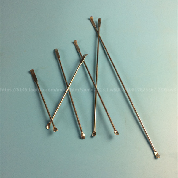 不锈钢药勺 微量药勺125/150/180/200/250/300mm 一头刮铲 药刮