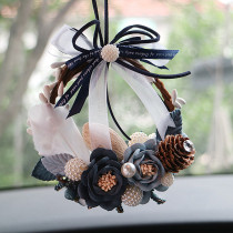 Eternal life float car Eternal life float car trailer car decoration Lady car fashion female driver Car decoration