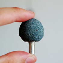 White corundum grinding head Small electric grinding head Battery car grinding machine grinding head white brown one