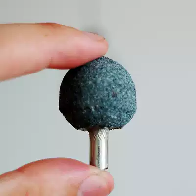 White corundum grinding head small electric grinding head electric car grinding machine grinding head white Brown one