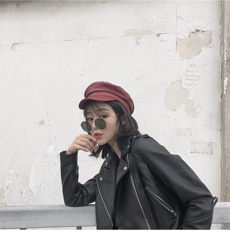 Kính râm nhỏ mặt nữ thủy triều Harajuku cổ điển retro tròn nhỏ hộp nhỏ chống nắng bên bờ biển phân cực kính râm kính râm