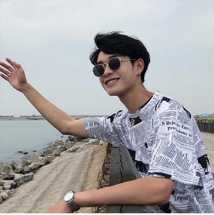 Kính râm nhỏ mặt nữ thủy triều Harajuku cổ điển retro tròn nhỏ hộp nhỏ chống nắng bên bờ biển phân cực kính râm kính râm