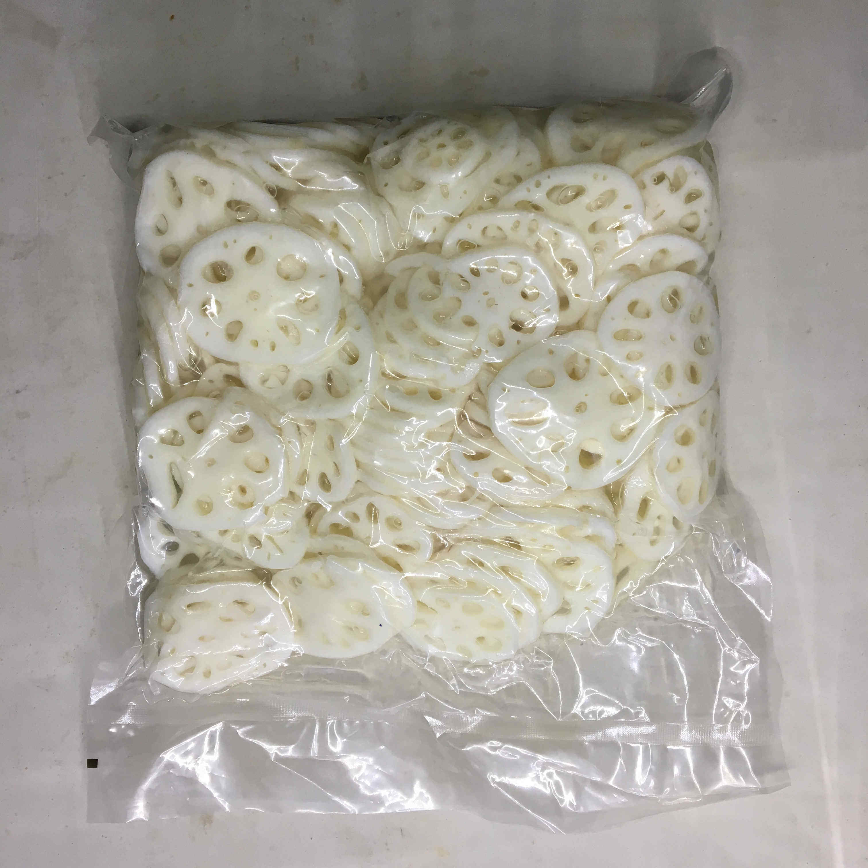 Multi-province Yangzhou special production of fresh clean water lotus root slices of spicy hot and hot pot to take cold and barbecue and tender lotus root