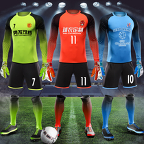 Transparent wind goalkeeper jersey suit Goalkeeper jersey custom football game training adult long sleeve goalkeeper jersey