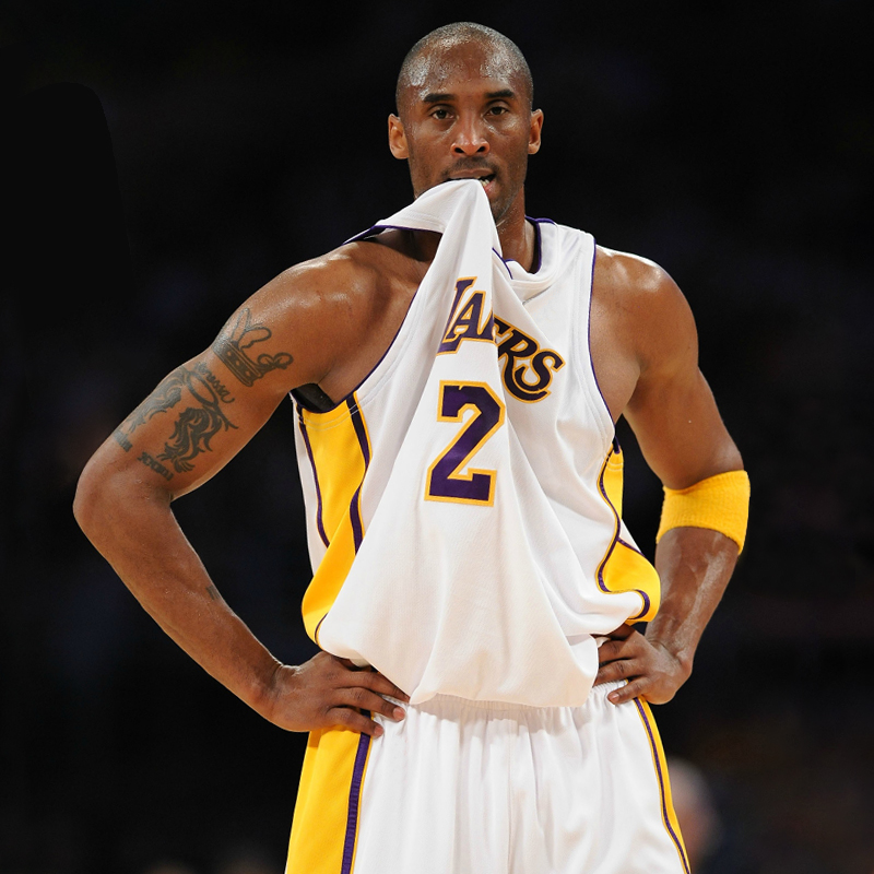 Basketball clothes suit men's custom training vests The team uniforms the Lakers Cosby James jersey to make the printed word number.