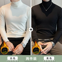 Белый черный утепленный комплект