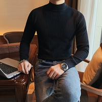 Черный лонгслив