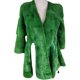 ສະບັບພາສາເກົາຫຼີຂອງຫນັງສູງທີ່ສຸດງາມ mink blackened ແລະ shrunk hooded coat modified short style repaired modified color change dry cleaning