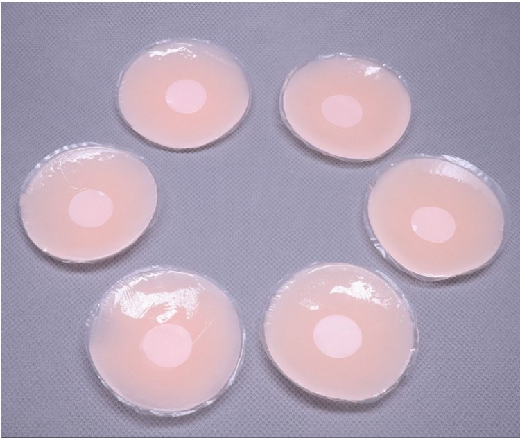 Ưu đãi đặc biệt Núm vú silicon vô hình mùa hè chống va chạm bơi lội spa váy cưới dày chống sương dán ngực cánh tiên