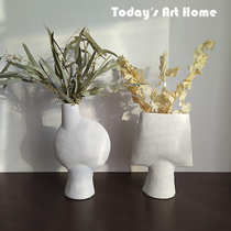 Modern Extremely Simple Vase Ceramic Small Crowdflower SILENT HOME NORDIC METHOD LIVING-ROOM FLOWER ARRANGEMENT FOLK JUKU DECORATIVE PENDULUM PIECE