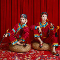 Matchmaker costume Female old lady performance costume Old maw Maw landlord grandmother clothes headdress headgear wig performance props