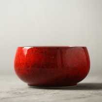 Warring States Red Water Yuling Tea Washing Ceramic Tea Dregs Household pen washing Large Wash Building Water Cup Washing Tea Cup Utensils