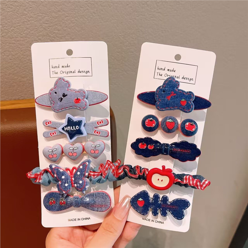 Cute Girl's Side Bangs Hair Clip, Sweet New Style Set of Hair Clips, Bangs Clip, Hair Tie, Hair Accessories