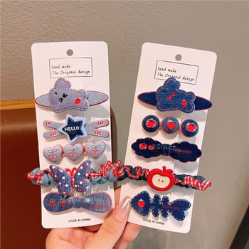 Cute Girl's Side Bangs Hair Clip, Sweet New Style Set of Hair Clips, Bangs Clip, Hair Tie, Hair Accessories