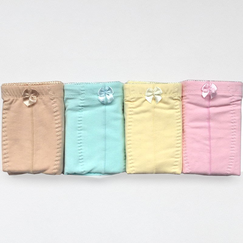 [USD 32.80] Langsha pure cotton fabric underwear women's pants fork